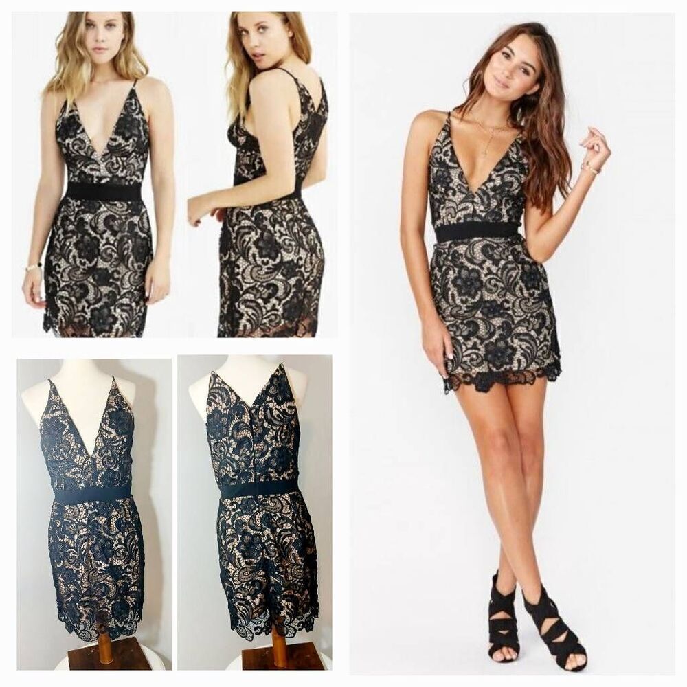 Dress the Population Black Mini Dress with Modern Elegance Size Large